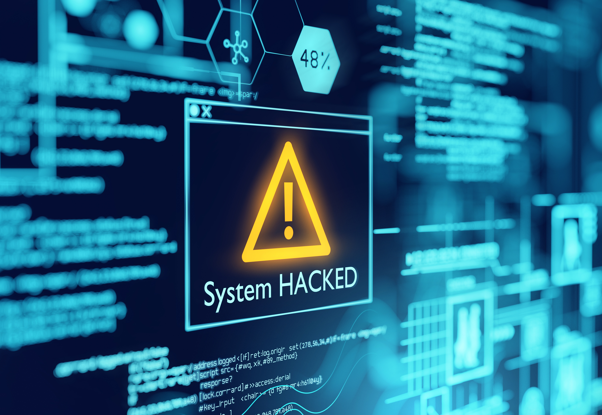 Bildschirm System hacked